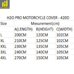 SIZE CHART 420D