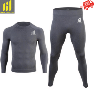 SKI WARM BASE LAYER (SET OF 2 PCS)-GREY COLOUR
