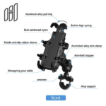 MH Moto M54 Phone Holder With antitheft lock ,vibration dampner & Gopro mount 4 M542