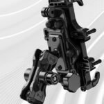 MH Moto M54 Phone Holder With antitheft lock ,vibration dampner & Gopro mount 2 M544