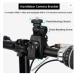 BIKE BRACKET ACTION CAMERA MOUNT CLAMP 2 ss