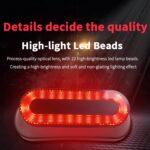 ONE TOUCH - MAGNETIC HELMET TAIL LIGHT(CHARGEABLE) 7 71u8LDCCWoL. AC SL1500